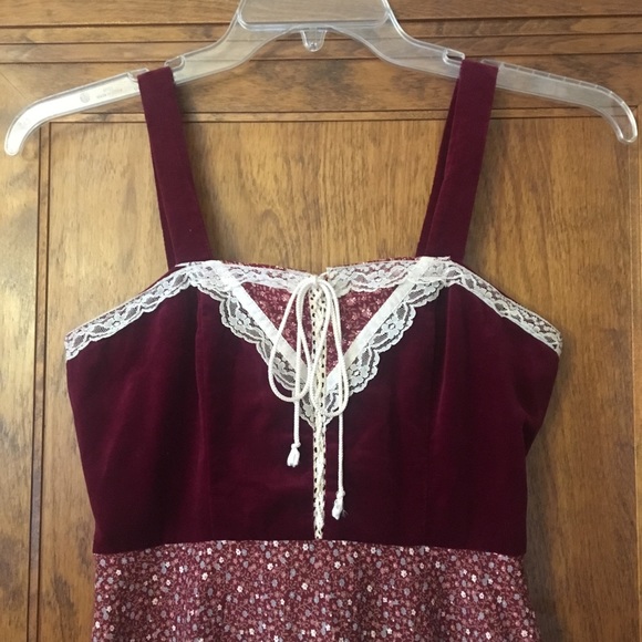 Vintage Gunne Sax Jessica McClintock Prairie Dress - Picture 3 of 8